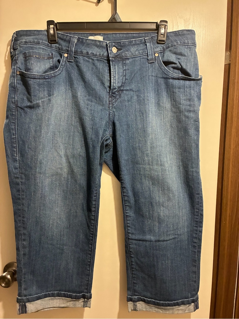 Levi's Dark Blue Denim Jeans with Leather Patch